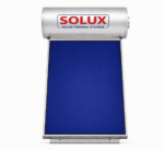 Ηλιακός Θερμοσίφωνας Solux Glass/Ral Επιλεκτικός Τιτανίου FULL PLATE (Ενιαίο Πάνελ) Διπλής Ενέργειας