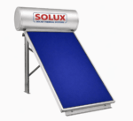 Ηλιακός Θερμοσίφωνας Solux Glass/Ral Επιλεκτικός Τιτανίου FULL PLATE (Ενιαίο Πάνελ) Διπλής Ενέργειας - Image 2