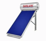 Πλάγια αριστερή όψη ηλιακού θερμοσίφωνα Solux 120 λίτρα