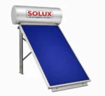Πλάγια δεξιά όψη ηλιακού θερμοσίφωνα Solux 120 λίτρα