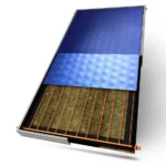 Πλάγια όψη ηλιακού συλλέκτη Solux Delta 1.5m²